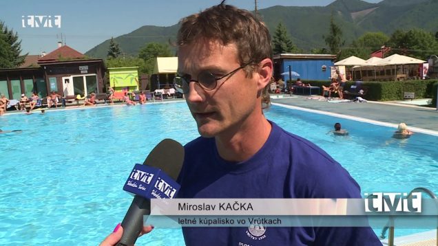 Horúčavy prilákali na kúpalisko vo Vrútkach viac návštevníkov