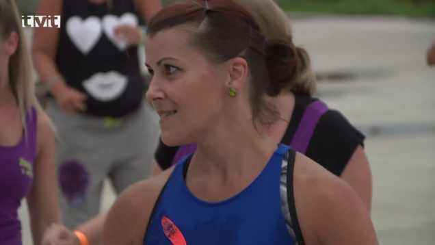 V Turanoch sa tri hodiny cvičila zumba pod vedením zin majsteriek