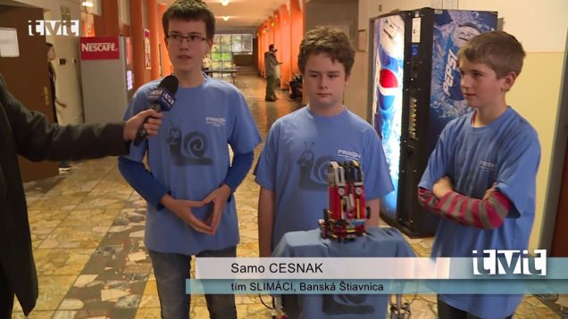 Súťaže v stavbe robotov sa zúčastnili žiaci z celého Slovenska