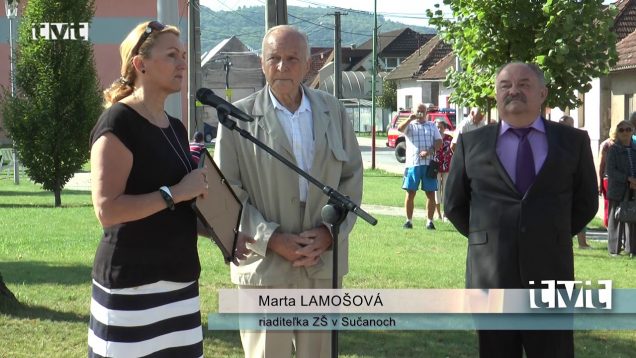 73. výročie SNP  si v Sučanoch pripomenuli kladením vencov aj behom
