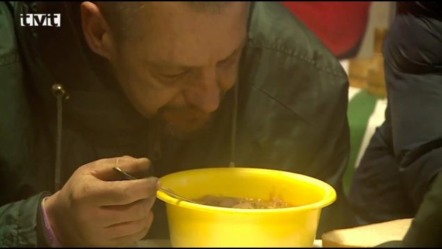 Na Silvestra sa v Dome sv. Krištofa rozdávala kapustnica