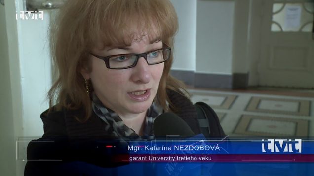 Martinskí seniori sa už niekoľko rokov na Univerzite tretieho veku učia nové veci