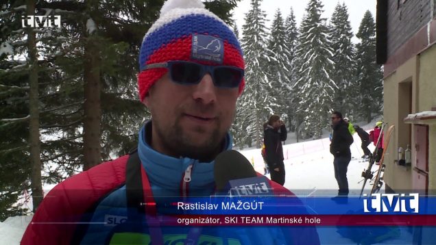 Na Martinských holiach pretekali predškoláci v obrovskom slalome