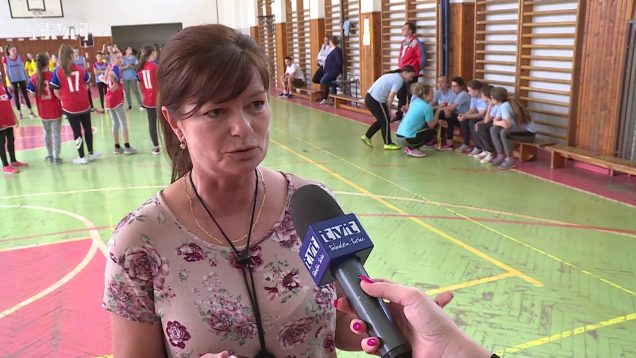 V telocvični  ZŠ Hany Zelinovej vyvrcholilo okresné kolo vo vybíjanej mladších žiačok