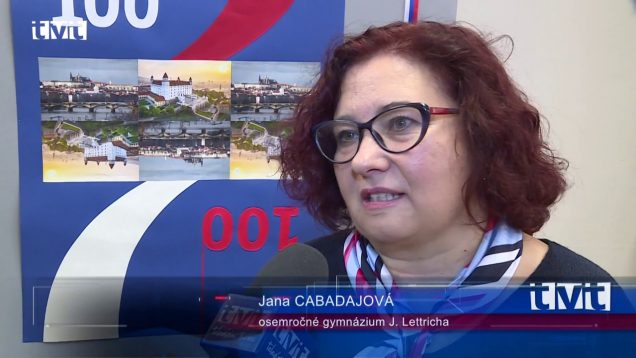 Na Gymnáziu Jozefa Lettricha sa vyučovanie nieslo v duchu osláv 1. Republiky