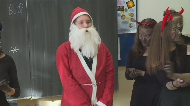 Na deň svätého Mikuláša si žiaci v ZŠ Alexandra Dubčeka pripravili kultúrny program  