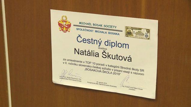 Vyhodnotenie súťaže venovanej Michalovi Bosákovi sa konalo na SOŠ dopravnej