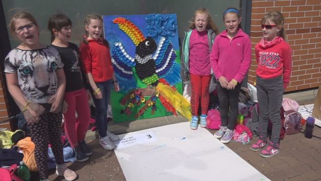 Žiaci základných škôl opäť súťažili v tvorbe výtvorov z odpadového materiálu