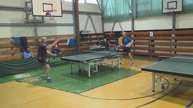 Stolnotenisoví veteráni súťažili na Majstrovstvách regiónu jednotlivcov