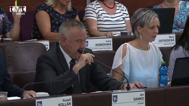 Mestské zastupiteľstvo mesta Martin dňa 22.8.2019