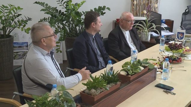 Biskup Žilinskej diecézy Mons.Tomáš Galis navštívil primátora mesta Martin Jána Danka