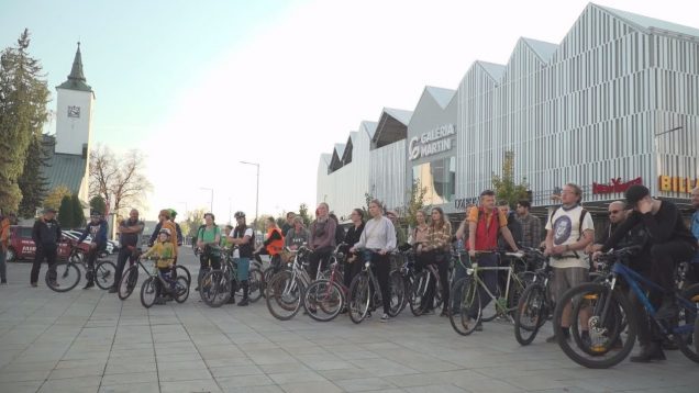 Cyklisti vyjadrili svoj názor na plánovaný zákaz vstupu cyklistov do pešej zóne 
