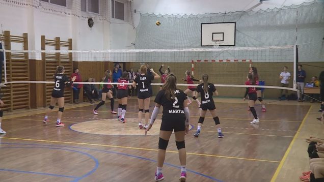 Staršie žiačky volejbalového klubu Task Martin budú zimovať na 2. mieste v tabuľke