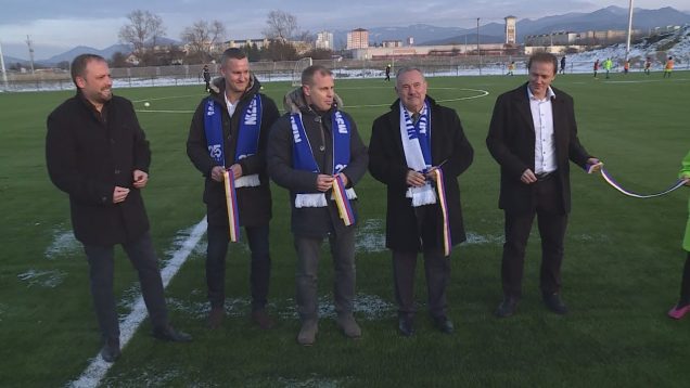 Tréningová hracia plocha na Pltníkoch bola slávnostne odovzdaná futbalistom