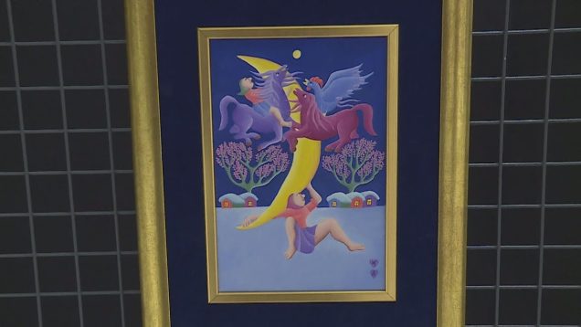 V Turčianskej knižnici vystavujú svoje obrazy insitní maliari z rodiny Kňazovic zo Srbska 