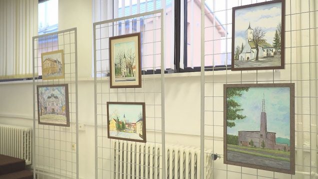 V Turčianskej knižnici je výstava päťdesiatich obrazov zachytávajúcich mesto Martin