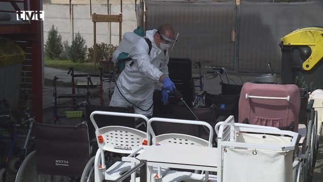 Verejné priestory vo Vrútkach, vrátane Kafendovej ulice prešli dezinfekciou