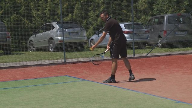 Tenisového turnaja v Turčianskych Tepliciach sa zúčastnil aj bývalý špičkový tenista Ján Krošlák