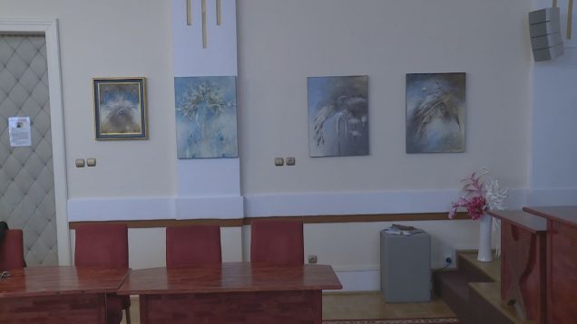 Výstava obrazov v sobášnej sieni Mestského úradu vo Vrútkach