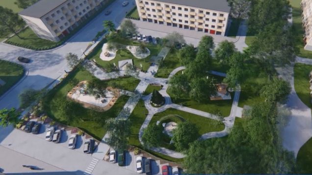 Námestie na Podháji sa dostane nový vzhľad. Pribudnú ihriská, zeleň aj oddychové zóny.