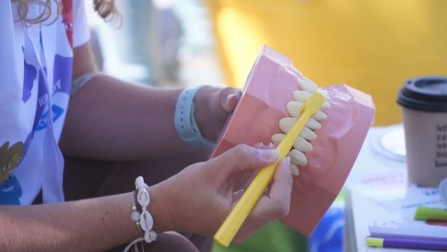 V rámci projektu študenti zubného lekárstva vysvetľovali dôležitosť správnej ústnej hygieny