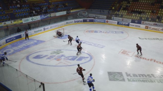 Martinskí hokejisti nestačili na tabuľkového suseda. So Žiarom nad Hronom prehrali 1:2