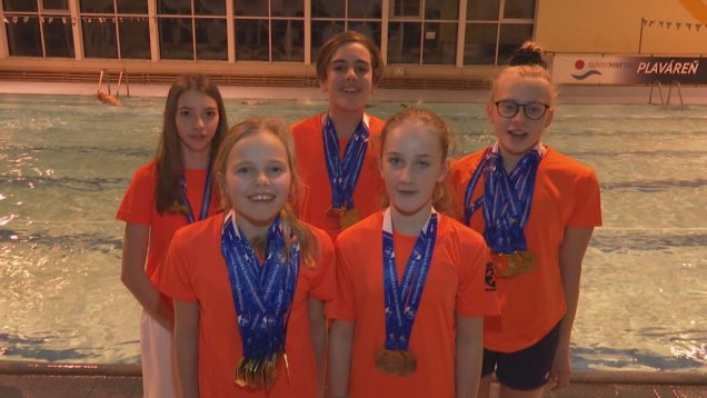 Plavecký klub Martin sa stal na Majstrovstvách Slovenska mladších žiakov v krátkom bazéne najlepším na Slovensku