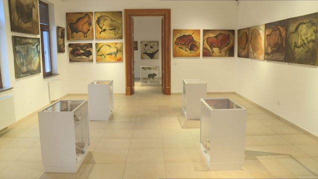 <strong><u>Rôzne situácie zo staršej doby kamennej zachytáva výstava Róberta (Viktora) Němečeka. Olejomaľbou pretavil na plátno najstaršie umelecké prejavy zobrazené na jaskynných stenách</u></strong>