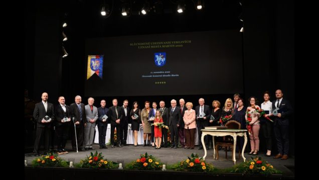 Slávnostné oceňovanie osobností mesta Martin za rok 2022