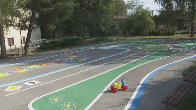 Vodozádržné opatrenia na Mudroňovej ulici , ihrisko na Tulskej opäťžiari farbami, mestský park pre Martin, zbierka Biela pastelka
