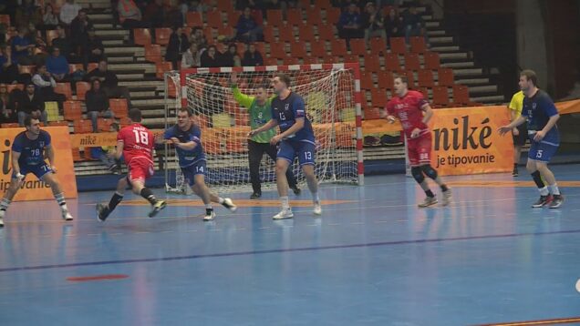 Martinskí hádzanári (MHáK Martin) boli v poslednom zápase základnej časti úradujúcim majstrom z Považskej Bystrice dôstojným súperom