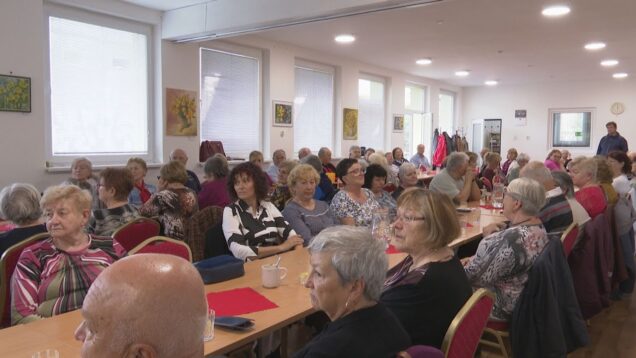 Aj seniori oslávili Deň matiek. V Dennom centre nechýbali slová vďaky a úcty, vernisáž výstavy a ani kultúrny program