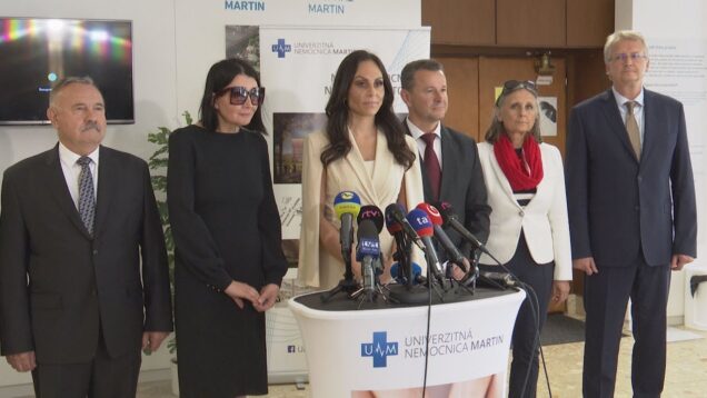 Tlačová konferencia k výstavbe novej nemocnice