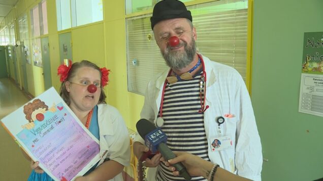 Klauni robia úžasné, priam zázračné veci pre malých pacientov. Dostali za to ukážkové vysvedčenie