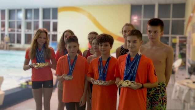 Najmladší plavci vyplávali na prestížnych slovenských pretekoch1 5 zlatých, 11 strieborných a dve bronzové medaile