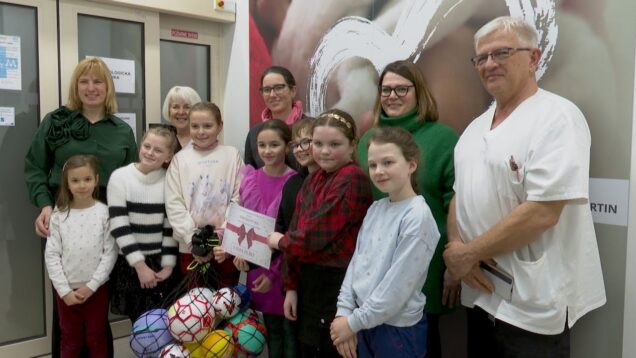 Výťažok z benefičného koncertu a vianočných trhov vo výške 1 001 eur putoval pre Neonatologickú kliniku UNM