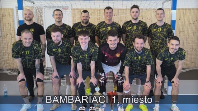Bambariaci v zimnej lige futsalu zaknihovali zlatý hattrick