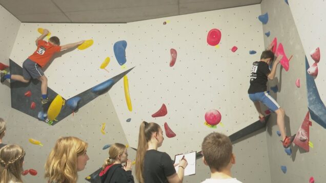 Výborné výkony na Slovenskom pohári v boulderingu dosiahli aj mladí lezci z domáceho tímu