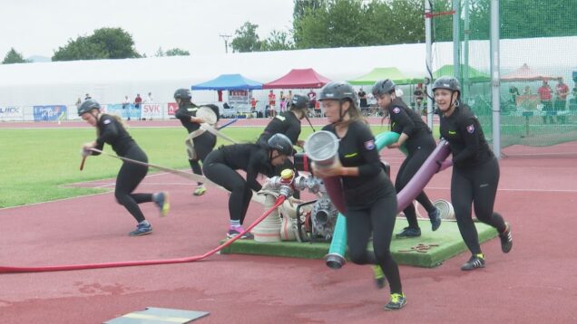 Hasičská elita, muži a ženy, predviedli špičkové výkony v požiarnom útoku a štafetách v boji o titul majstra Slovenska