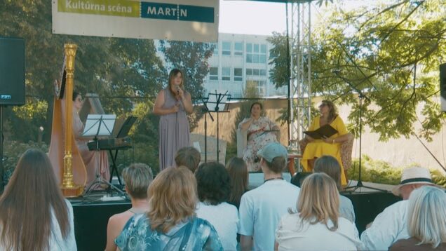 Krása hudby, recitovaného slova a piesní sa niesla letným večerom záhradou Turčianskej galérie