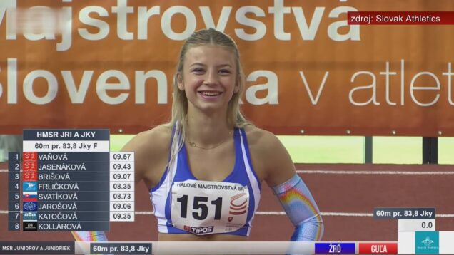 Parádny úvod sezóny: Martinskí atléti a atlétky so šiestimi majstrovskými titulmi. Navyše na mítingu v Chorvátsku Laura Frličková dvakrát vylepšila slovenský juniorský rekord v behu na 60 m cez prekážky.