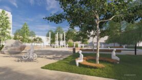 Vo vynovenom Vajanského námestí s dvomi fontánami bude zachovaná existujúca zeleň, pribudnú dažďové záhrady s okrasnými trávami a trvalkovými, resp. kombinovanými záhonmi. Bude aj dostatok miesta nielen pre oddych, ale i zábavu. Hotovo má byť najneskôr do ôsmich mesiacov.