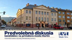 Predvolebná diskusia kandidátov na primátora mesta Martin