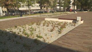 Rekonštrukcia Námestia S. H. Vajanského v Martine vstupuje do poslednej fázy, fontánu čaká skúšobné spustenie