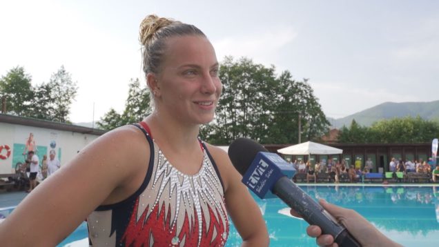 90. výročie plaveckých a vodných športov vo Vrútkach spestrila tanečným vystúpením akvabela