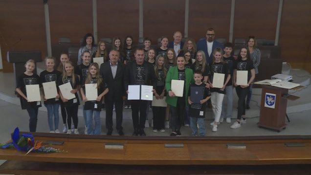 Detí z DEEP DANCE CLUBU ocenili pamätným listom za úspešnú reprezentáciu mesta Martin