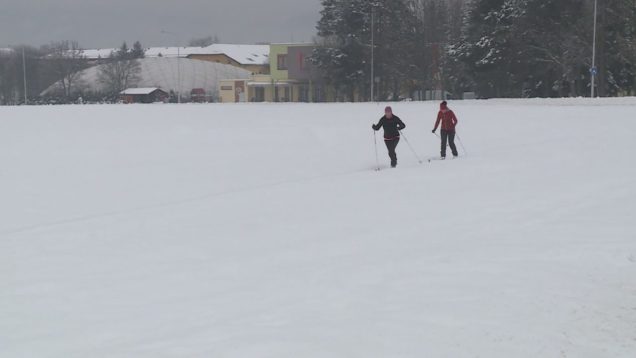 Ľudia, ktorí sa venujú zimným športom predstavili štúdiu na podporu bežkovania v Turci