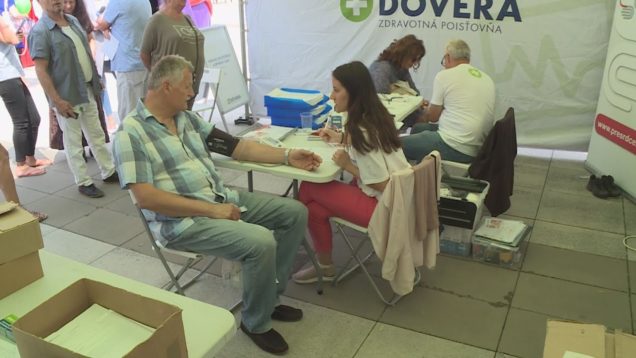 Martinčania si mohli rýchlo preveriť svoj zdravotný stav. Zistili hodnoty tlaku, cukru, či cholesterolu, ale získali aj cenné tipy na zdravý spánok či  správne držanie tela