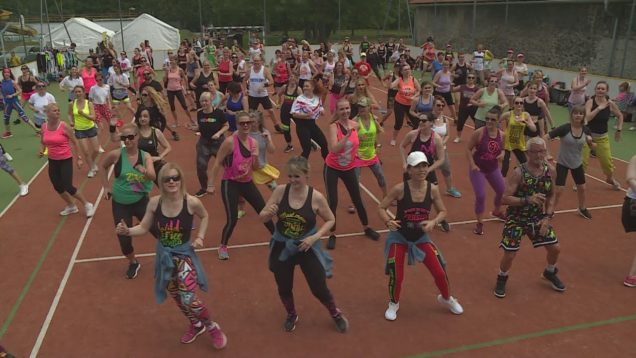 Na letnom kúpalisku v Turčianskych Tepliciach sa vlnili v rytme latino nadšenci zumby