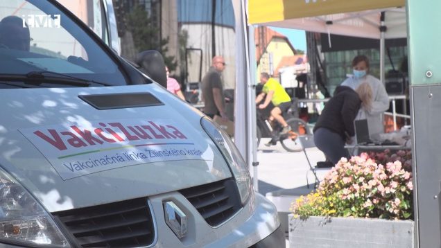 Na námestí v meste Martin sa mohli obyvatelia zaočkovať bez registrácie